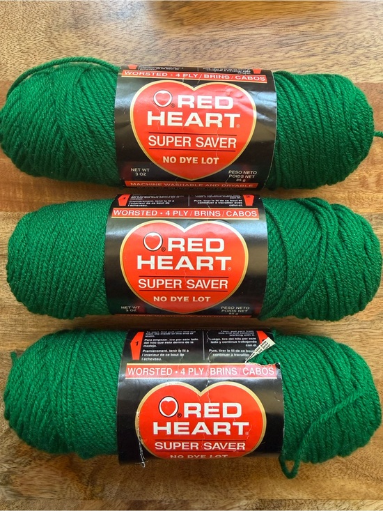 Red Heart Other - Red Heart ♥️ Super Saver Yarn - Paddy Green
